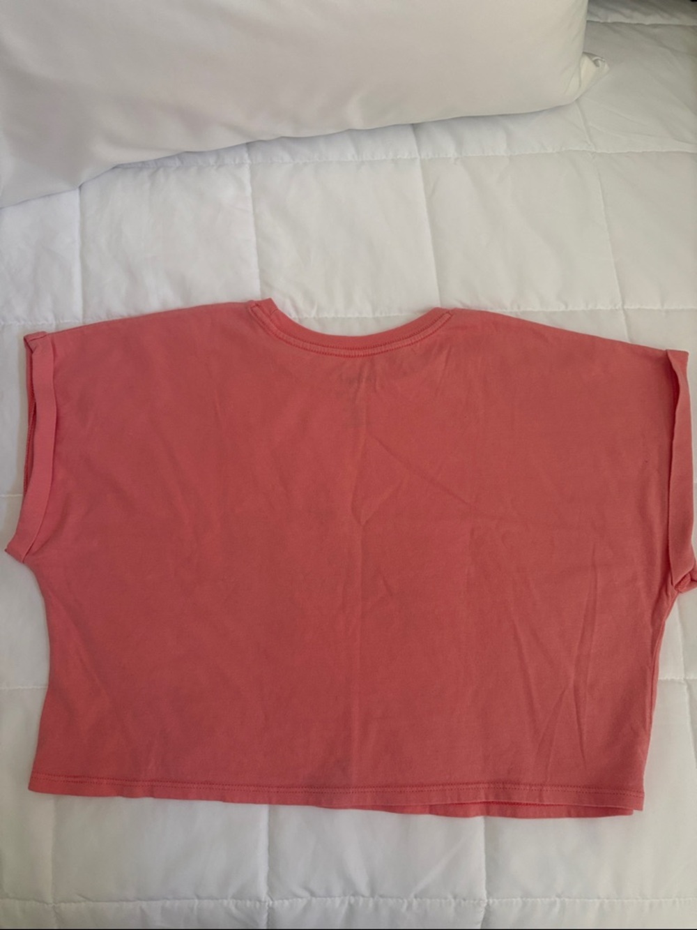 Roxy Coral Graphic Surf Tee with Yellow Surfboard girls, large size 12 - Picture 3 of 4